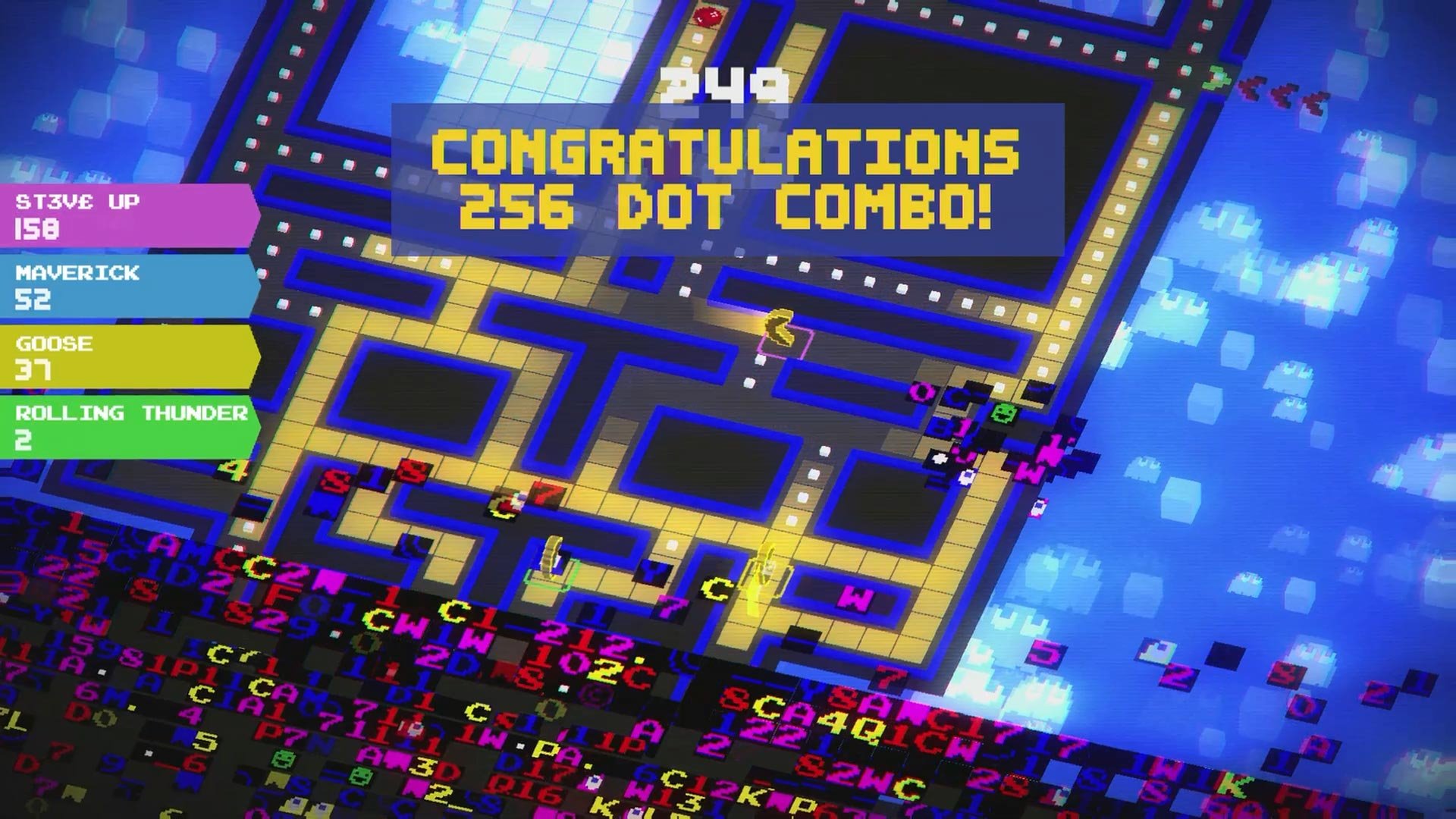 Pac-man 256 — скриншот 1