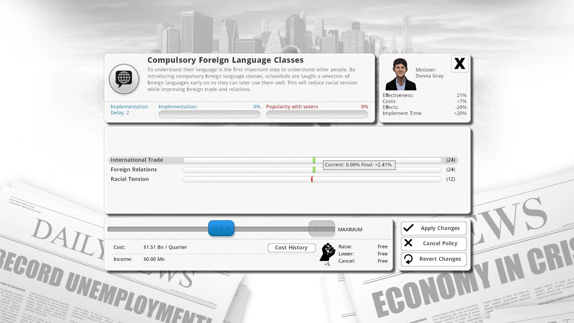 Democracy 3: Social Engineering - кадр 3
