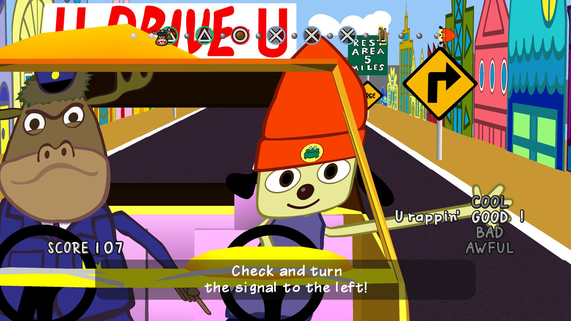 PaRappa The Rapper Remastered — скриншот 6