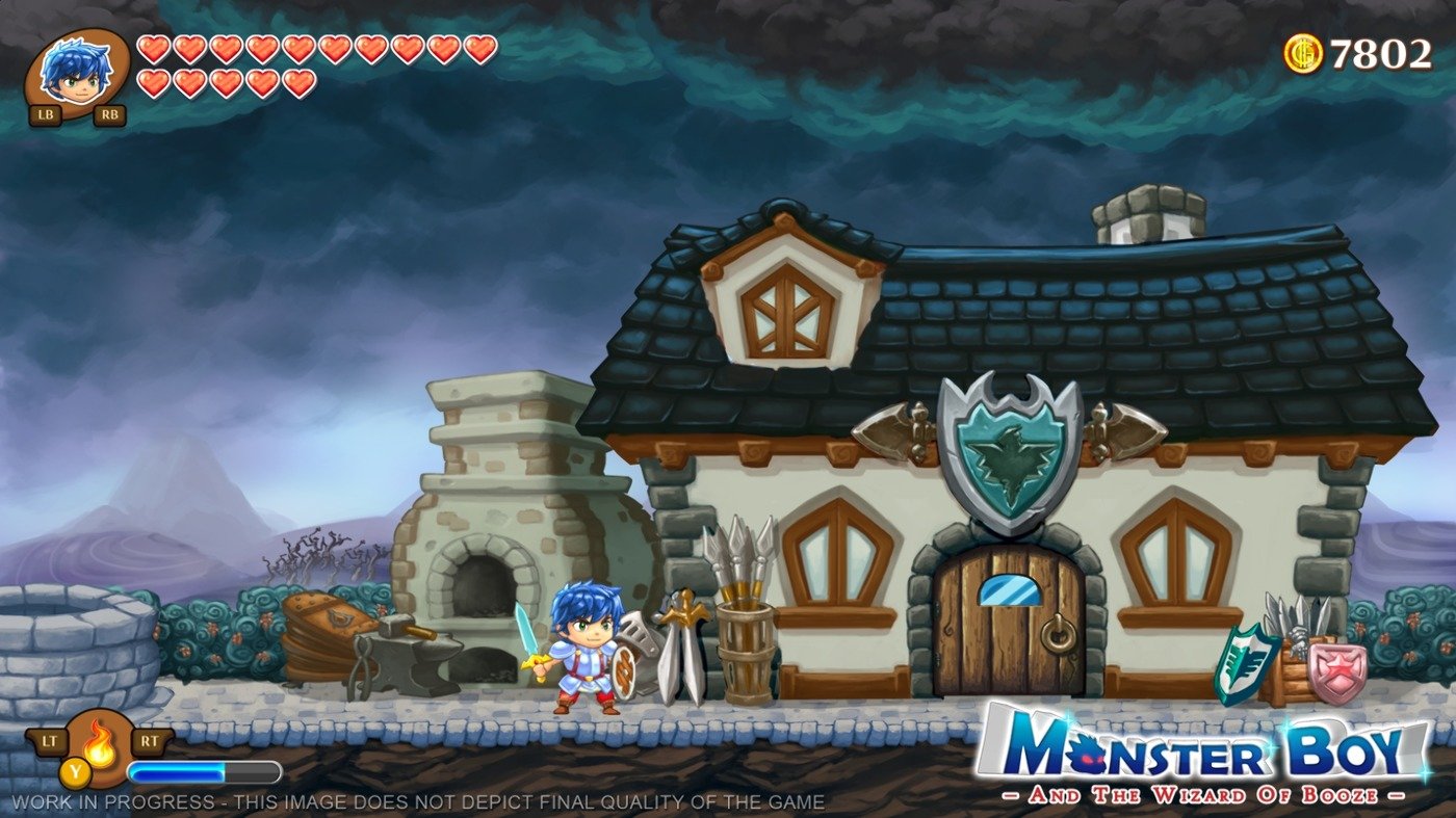 Monster Boy and the Wizard of Booze — скриншот 3