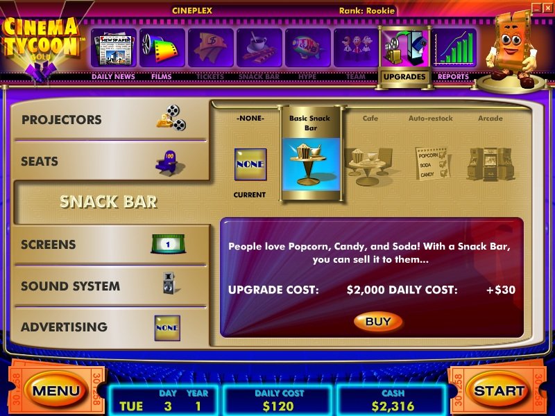 Cinema Tycoon Gold — скриншот 5