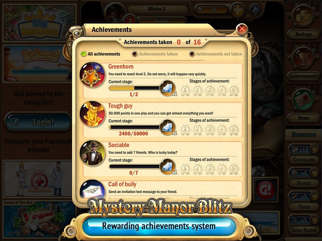 Mystery Manor Blitz — скриншот 1