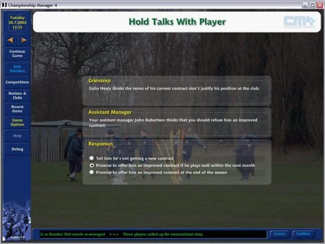 Championship Manager 4 - кадр 7