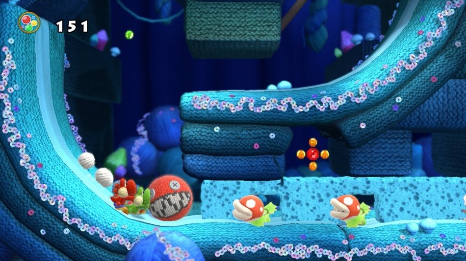 Yoshi's Woolly World — скриншот 4