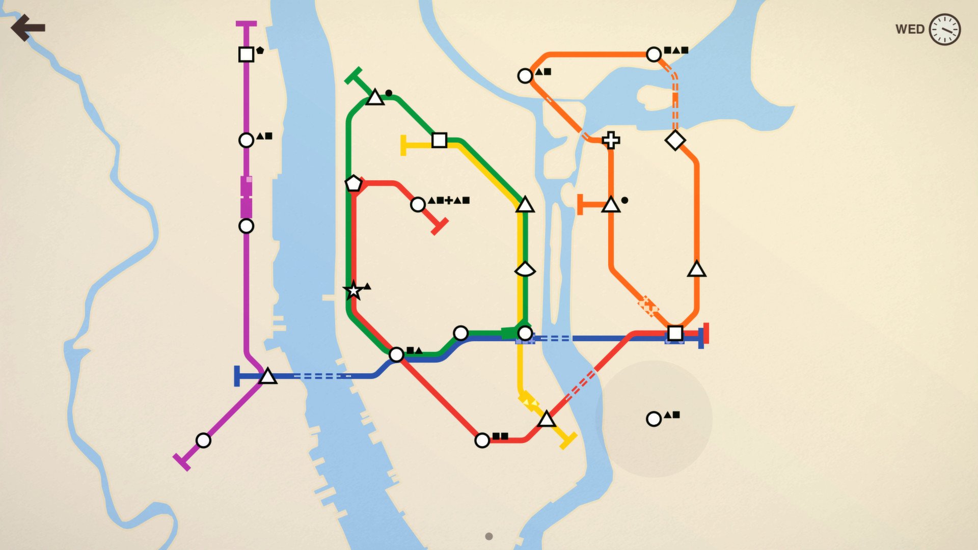 Mini Metro — скриншот 4
