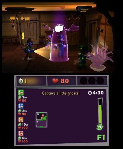 Luigi's Mansion: Dark Moon — скриншот 2