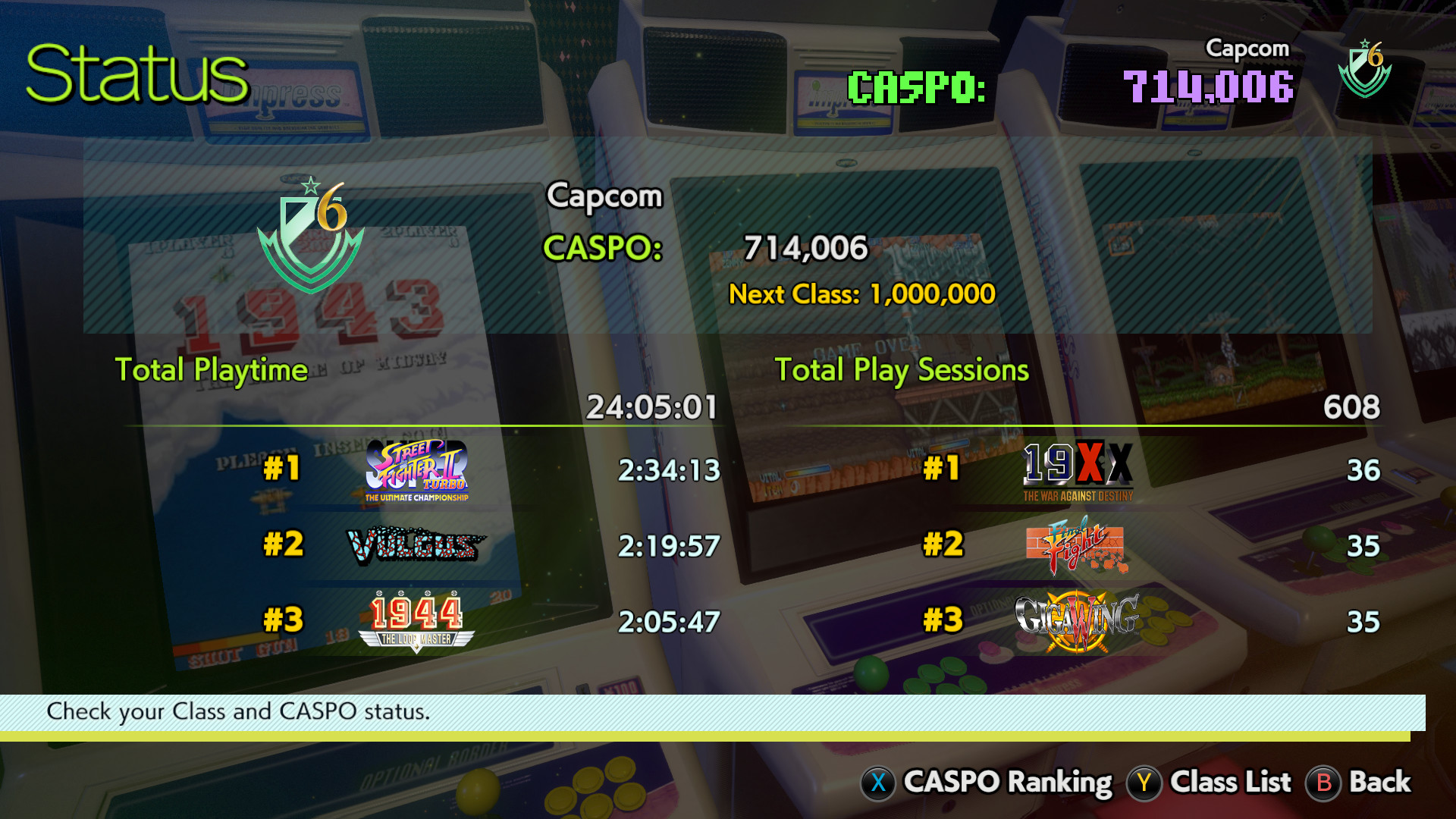 Capcom Arcade Stadium — скриншот 7