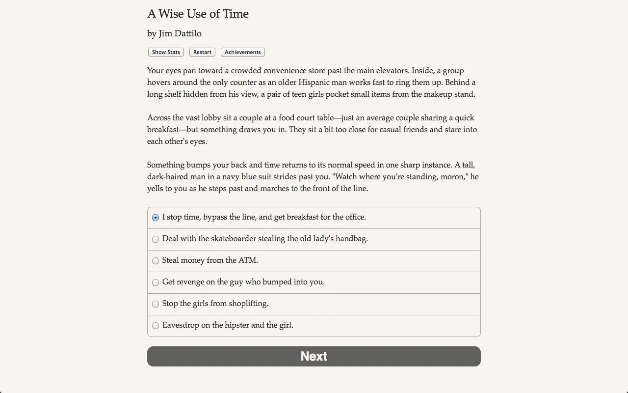 A Wise Use of Time - кадр 7