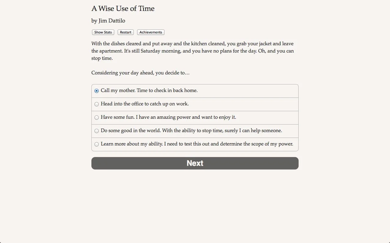 A Wise Use of Time - кадр 4