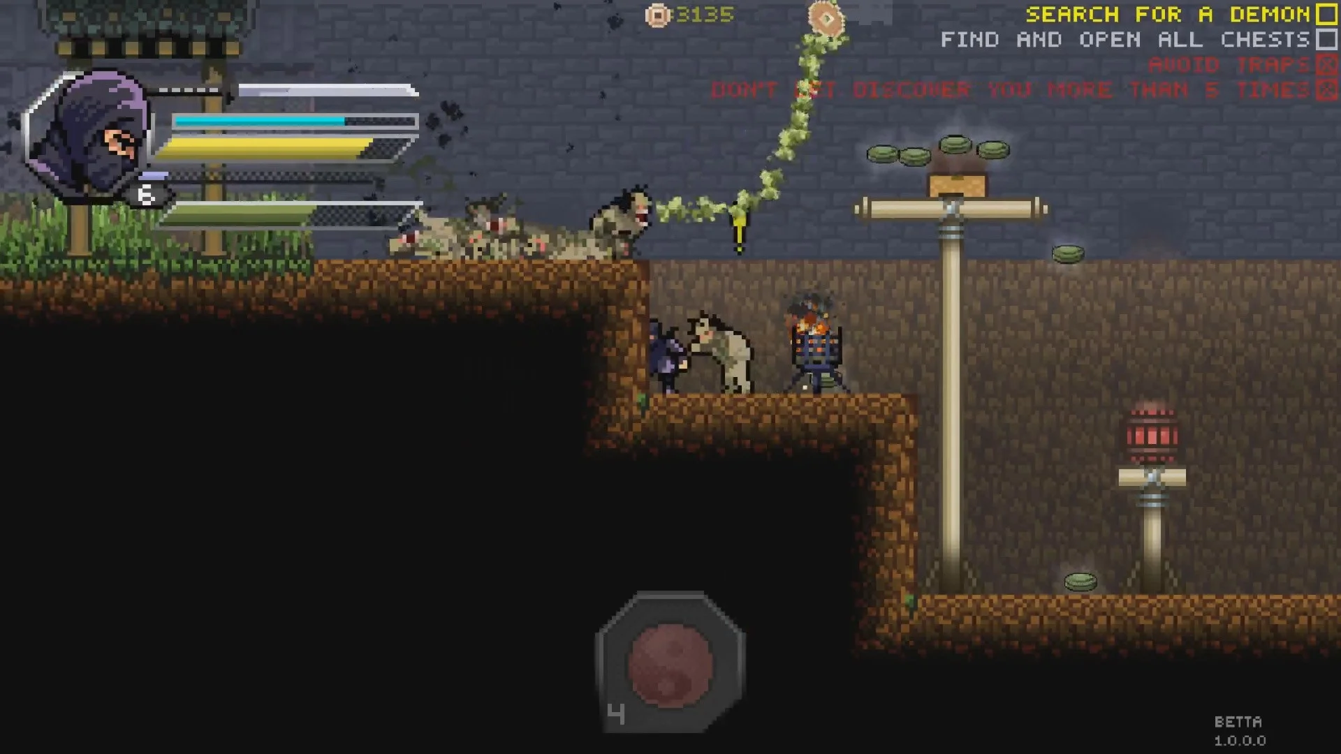 Pixel Shinobi Nine demons of Mamoru - кадр 9