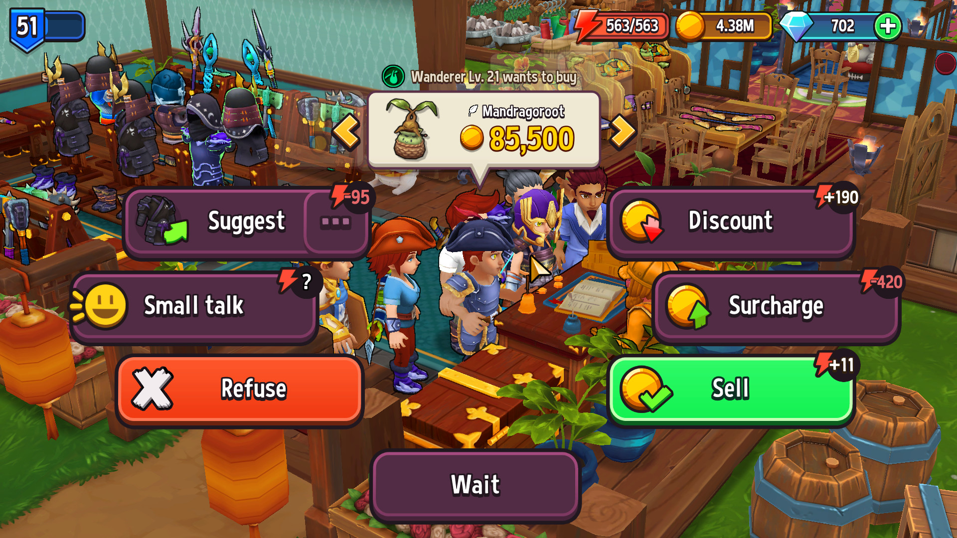 Shop Titans — скриншот 2