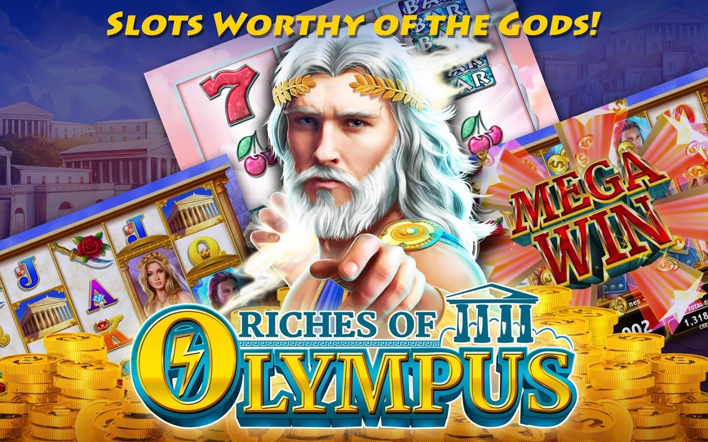 Slots: Riches of Olympus — скриншот 1