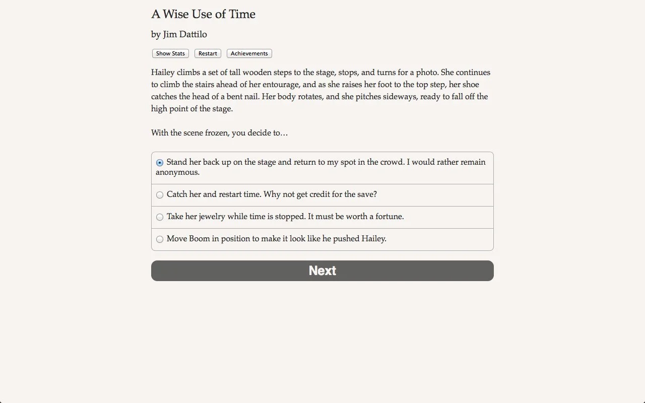A Wise Use of Time - кадр 3