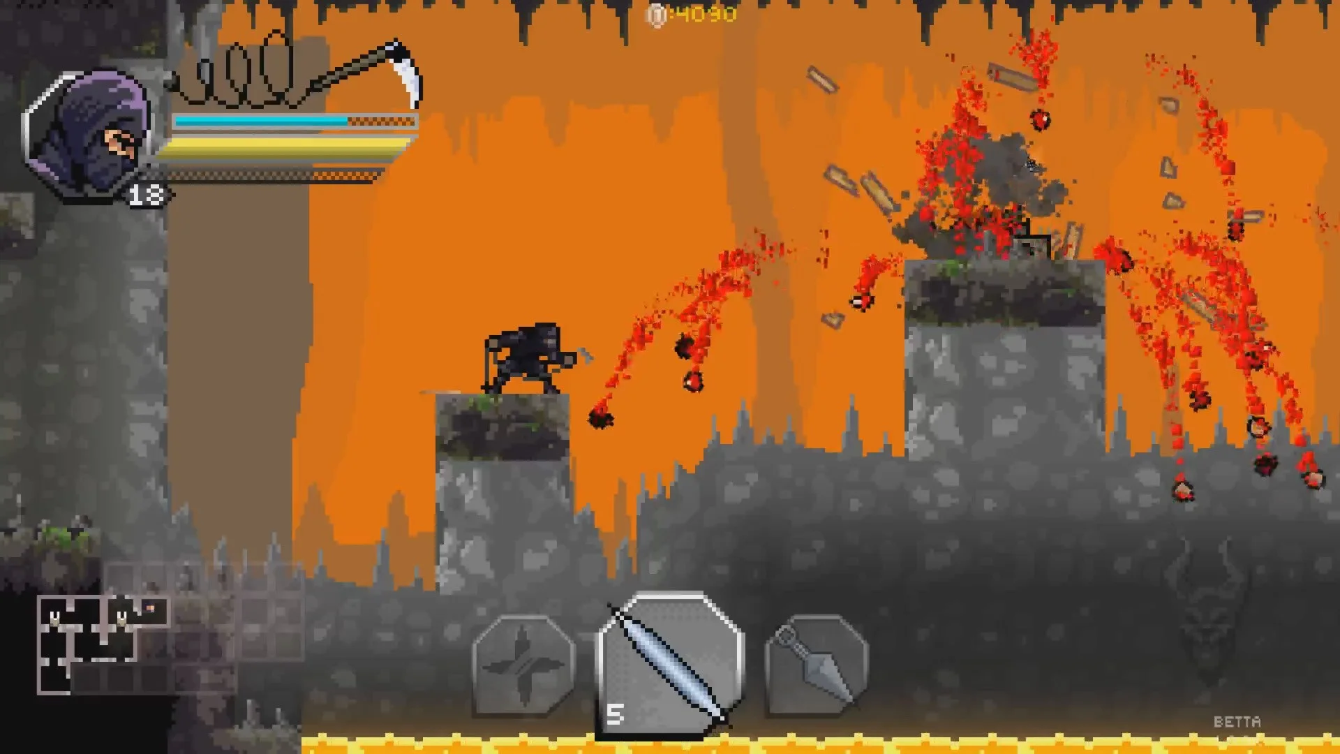 Pixel Shinobi Nine demons of Mamoru - кадр 17