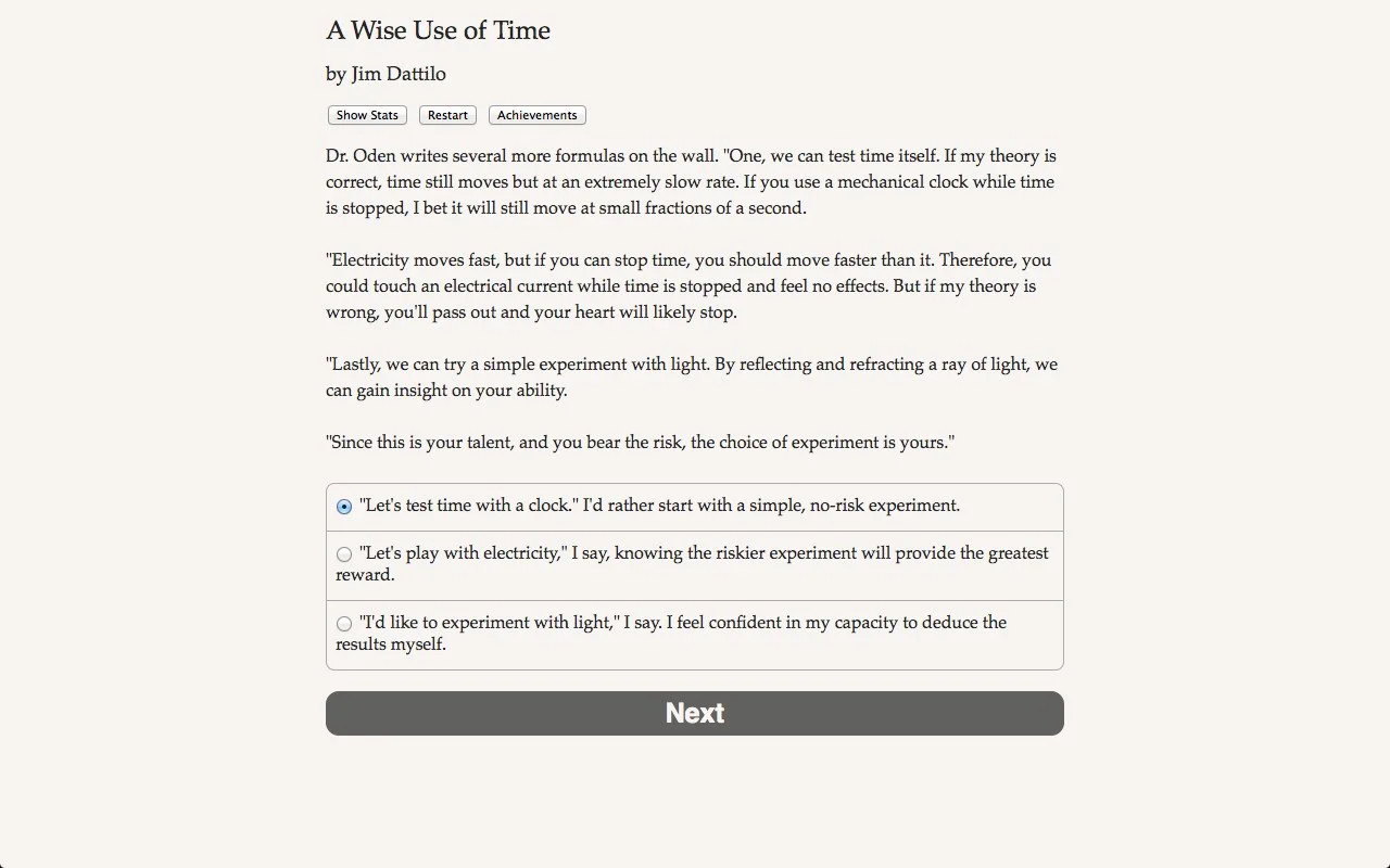 A Wise Use of Time - кадр 6
