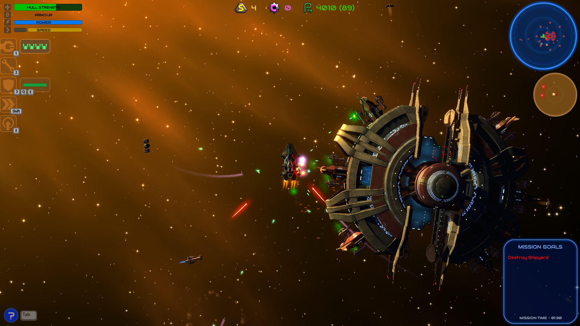 Space Battlecruiser — скриншот 1
