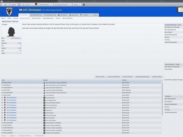 Football Manager 2011 — скриншот 8
