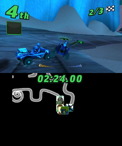 Ben 10: Galactic Racing — скриншот 2