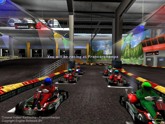 Coronel Indoor Kartracing — скриншот 1
