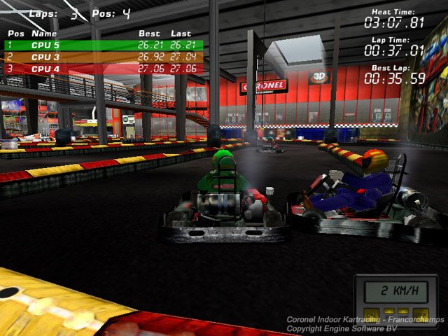 Coronel Indoor Kartracing — скриншот 2