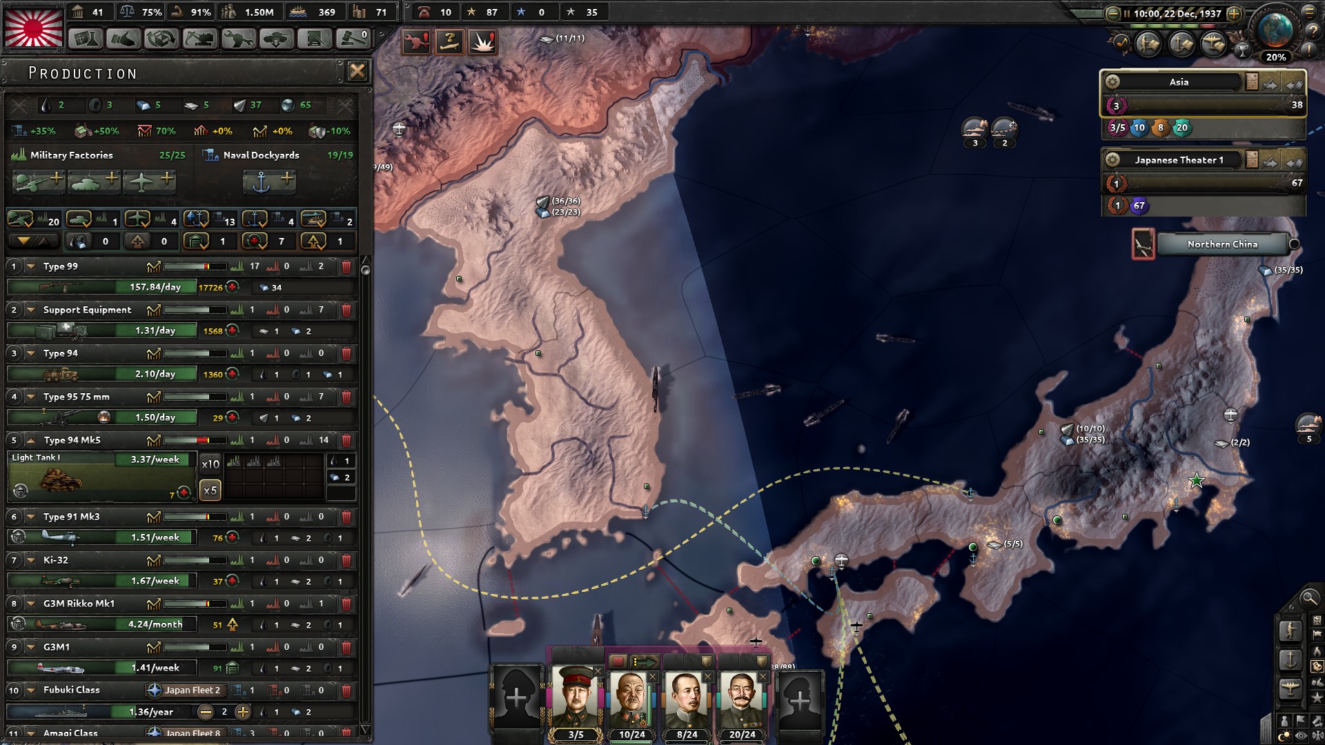 Hearts of Iron IV: Waking the Tiger — скриншот 1