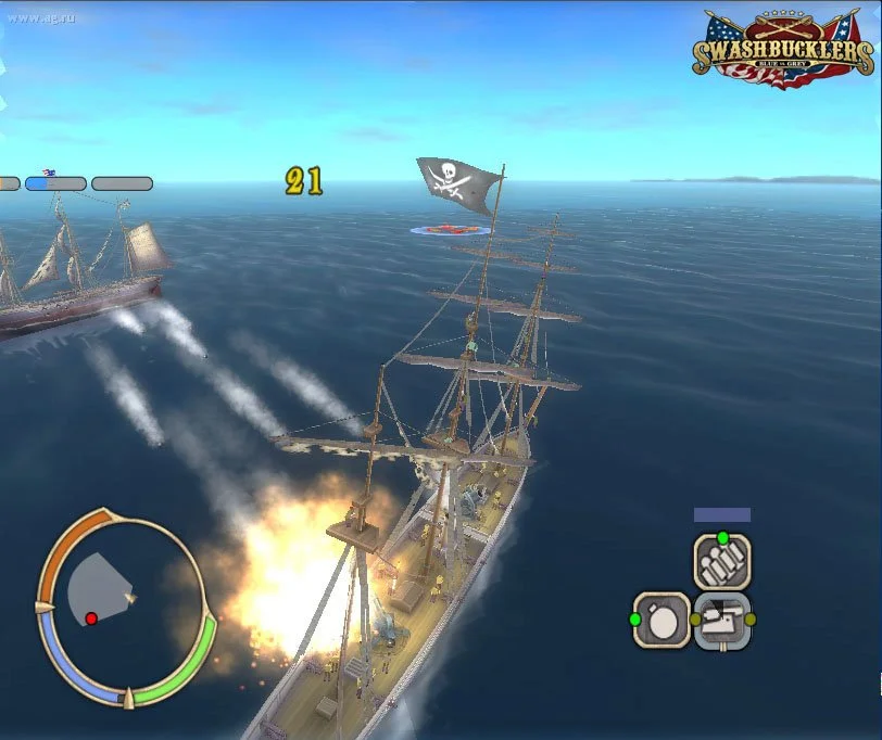 Swashbucklers: Blue vs. Grey - кадр 8