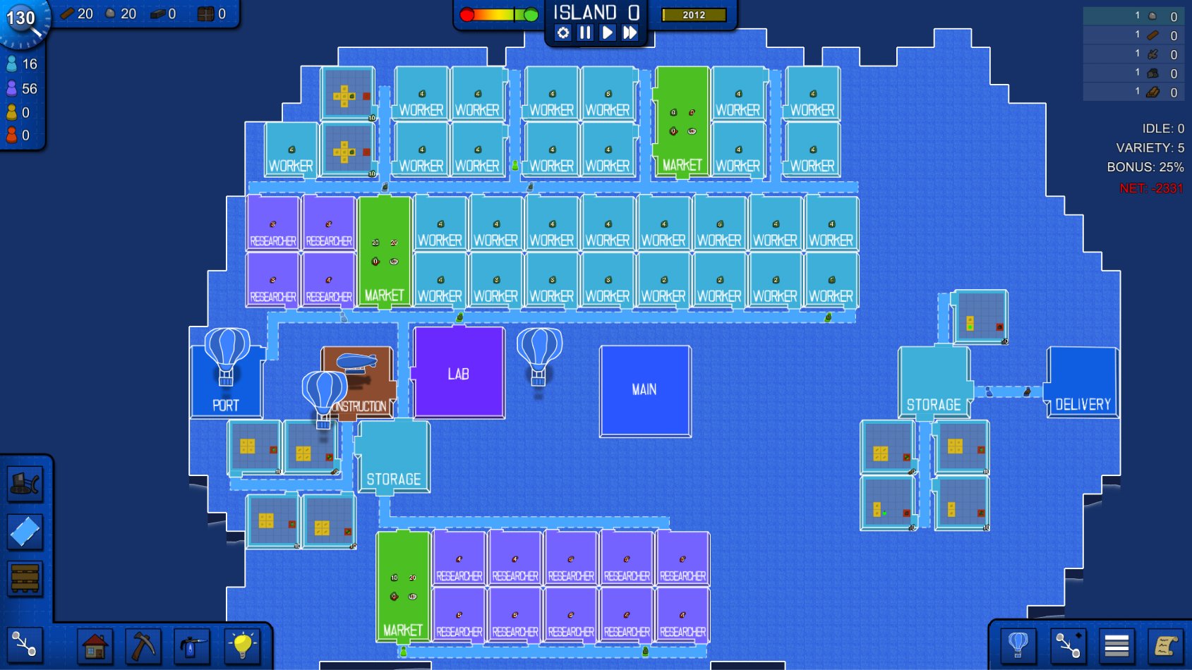 Blueprint Tycoon — скриншот 1