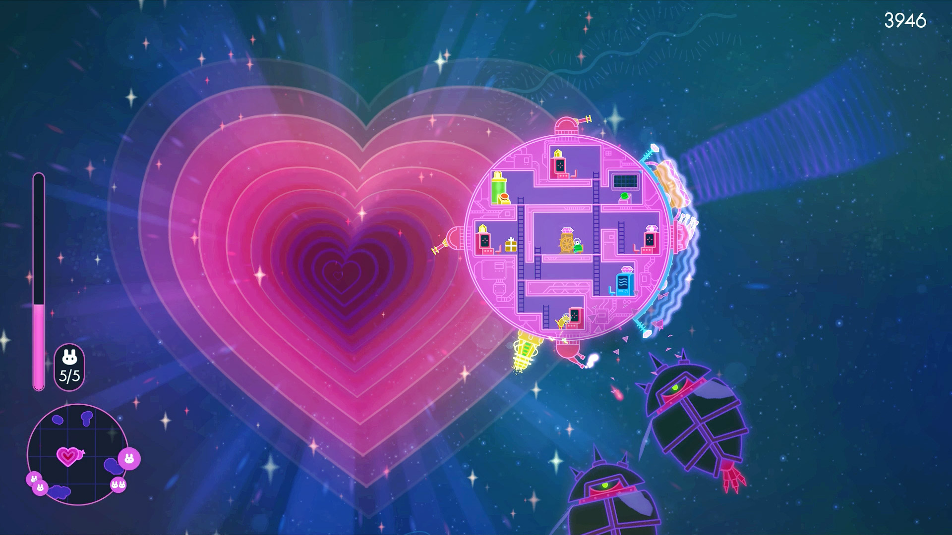 Lovers in a Dangerous Spacetime — скриншот 5