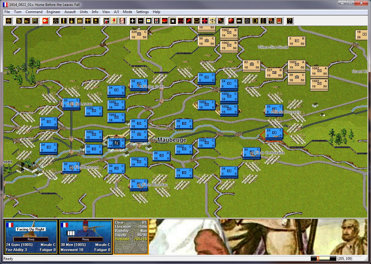 First World War Campaigns: France '14 — скриншот 1