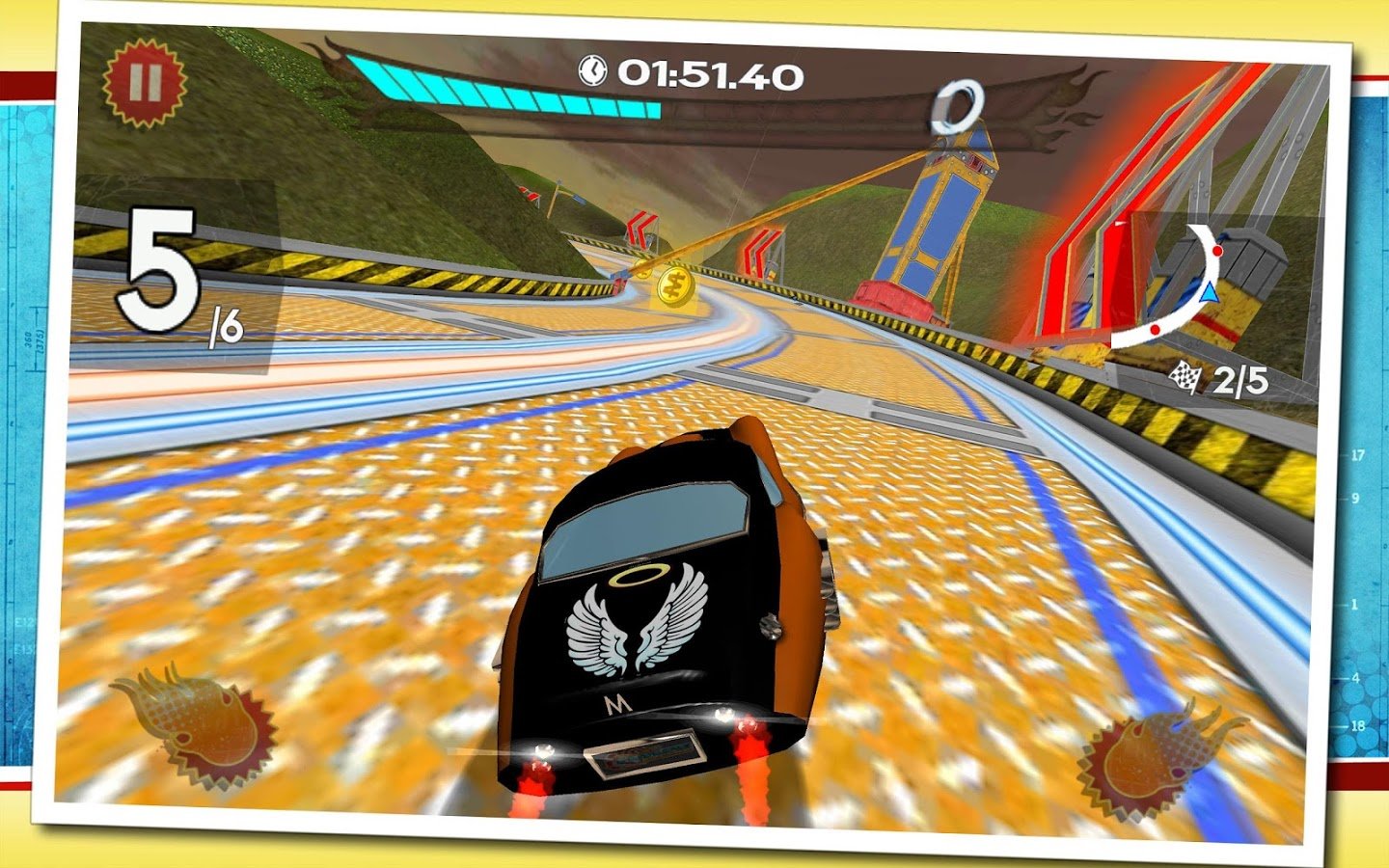 Retro Future Racing — скриншот 1