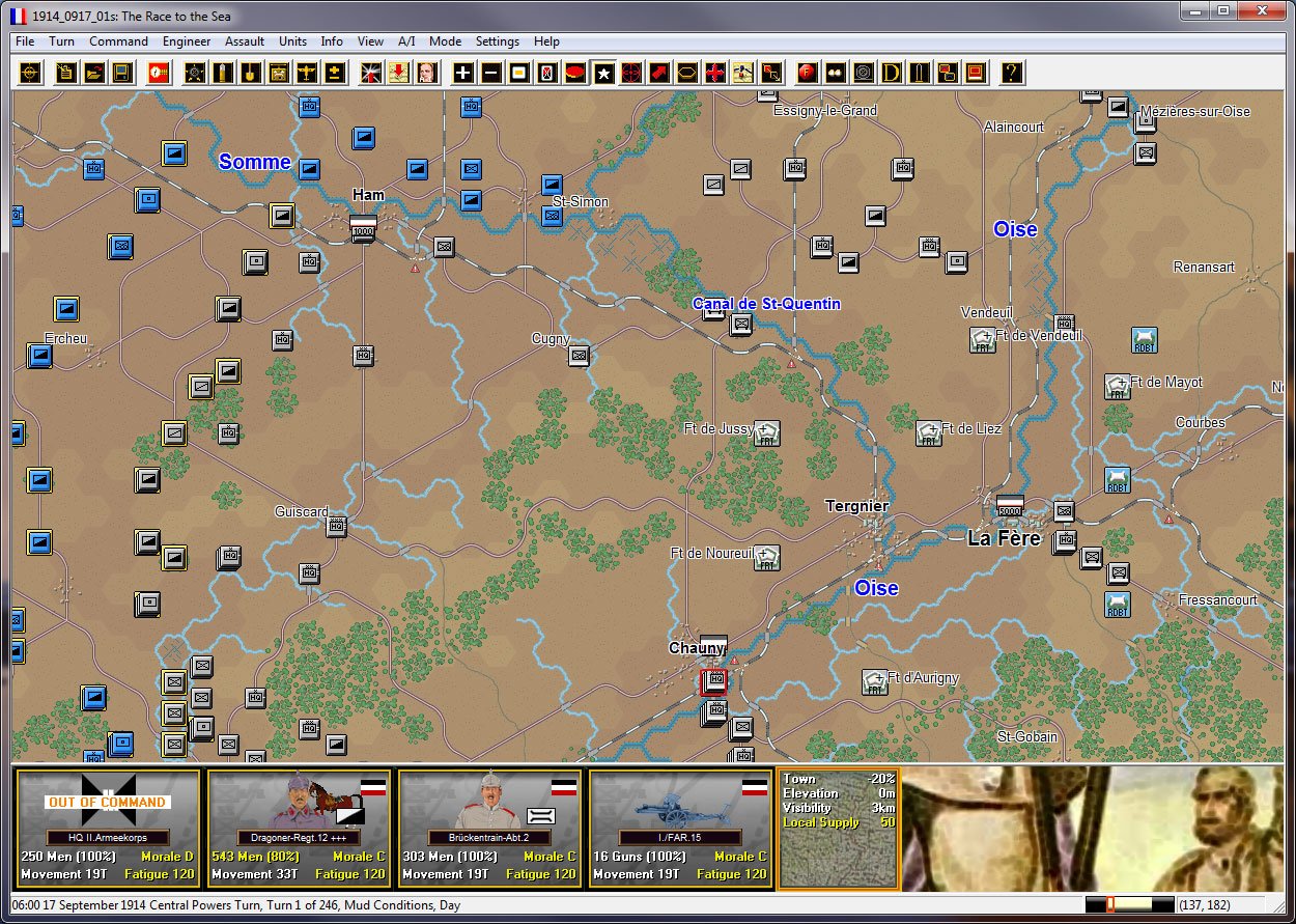 First World War Campaigns: France '14 — скриншот 4