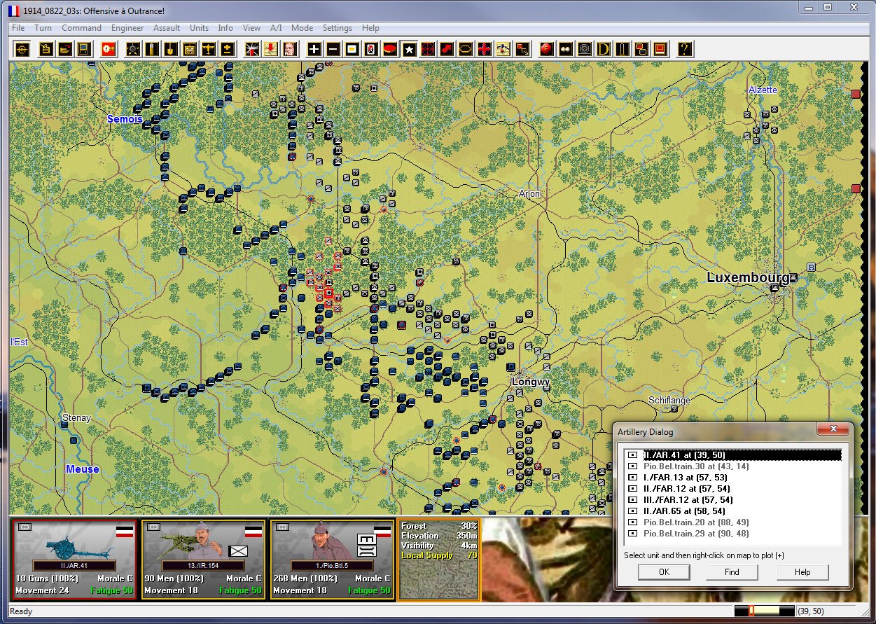 First World War Campaigns: France '14 — скриншот 3