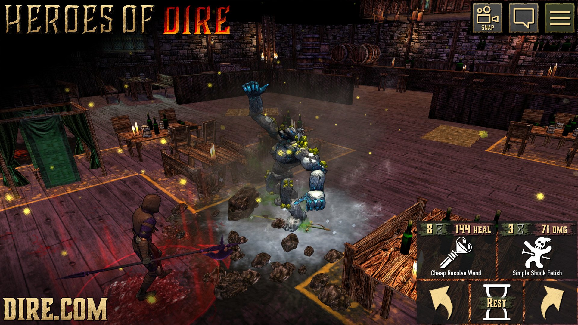 Heroes of Dire — скриншот 6