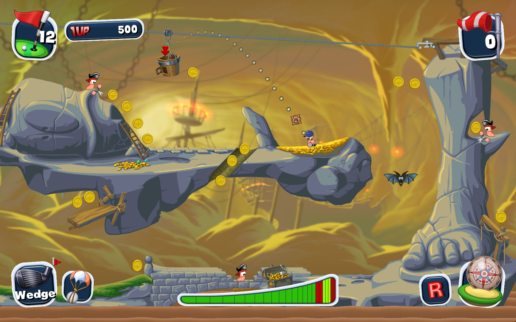 Worms Crazy Golf — скриншот 8