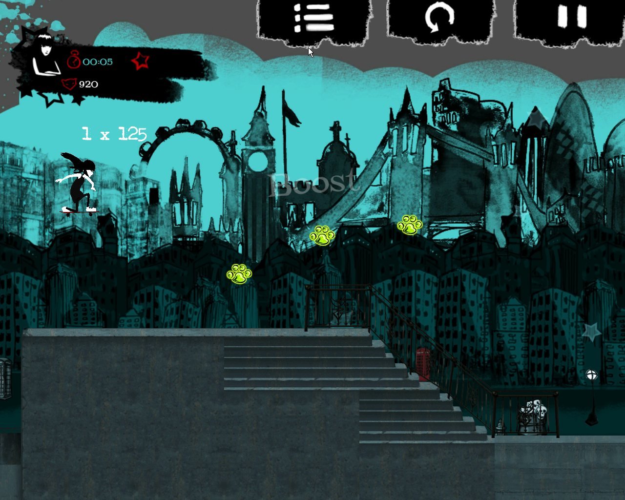 Emily the Strange: Skate Strange — скриншот 2
