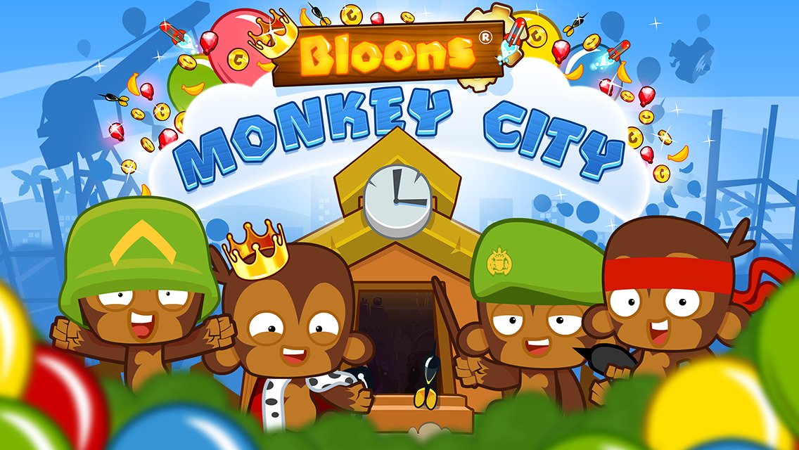 Bloons Monkey City — скриншот 1