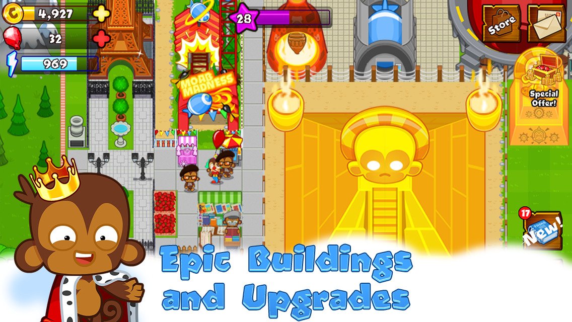 Bloons Monkey City — скриншот 3