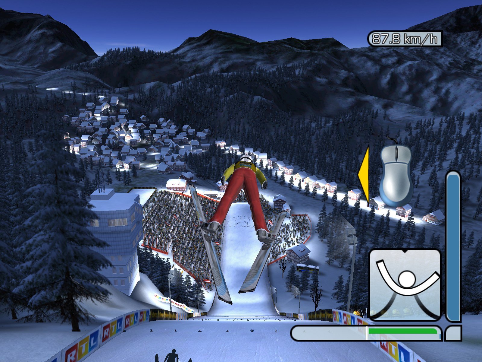 RTL Ski Jumping 2005 — скриншот 3