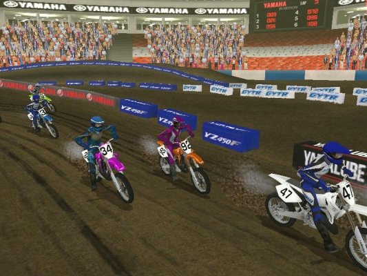 Yamaha Supercross — скриншот 5