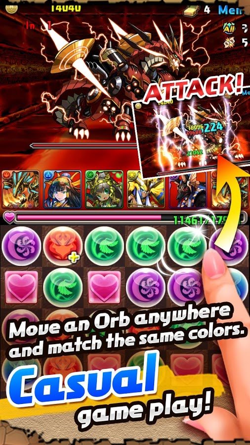 PazuDora Z: Puzzle & Dragons Z — скриншот 4