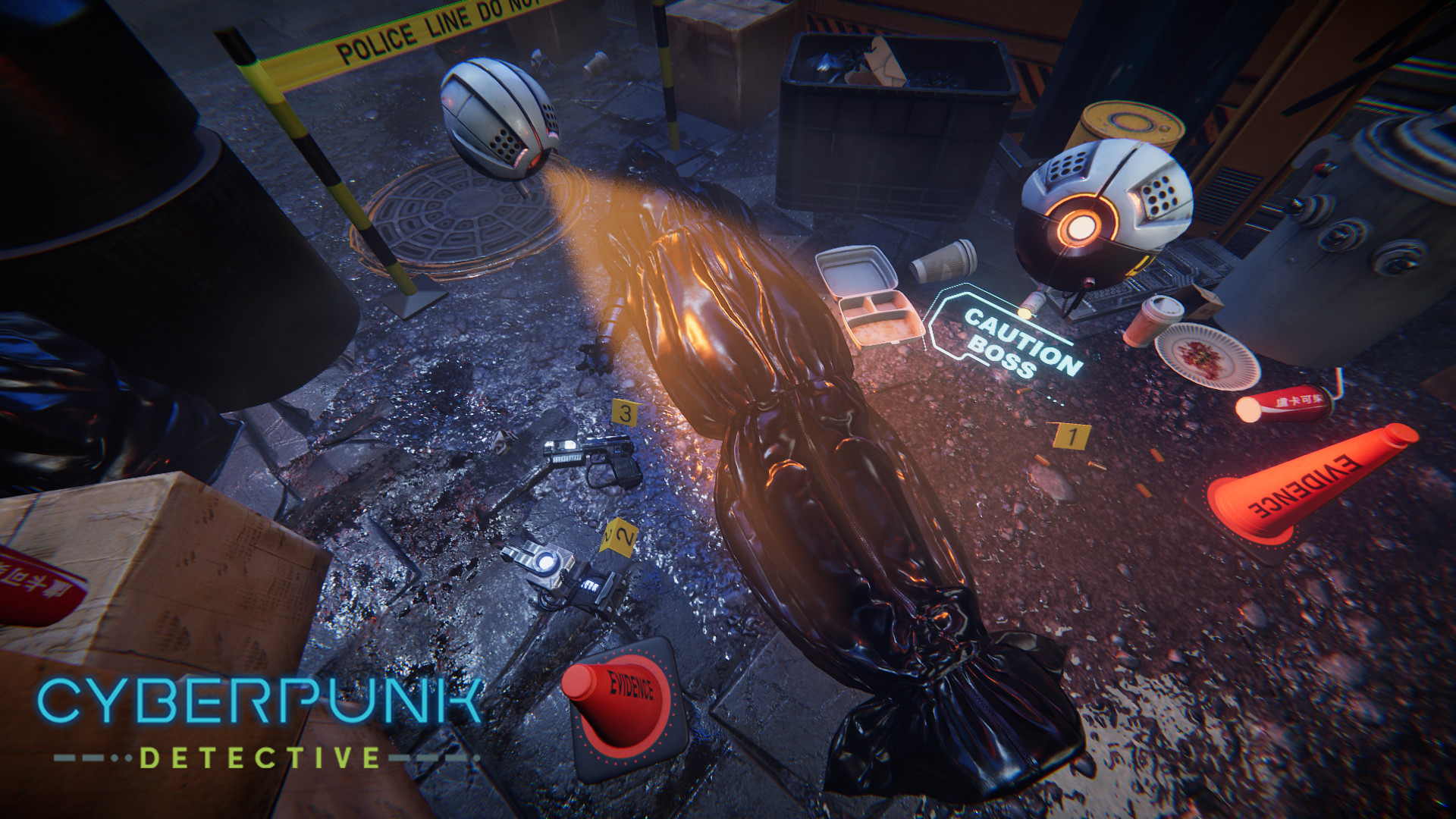 Cyberpunk Detective — скриншот 2