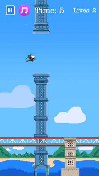 Flappy Helicopter: Impossible Side-Scroller — скриншот 1