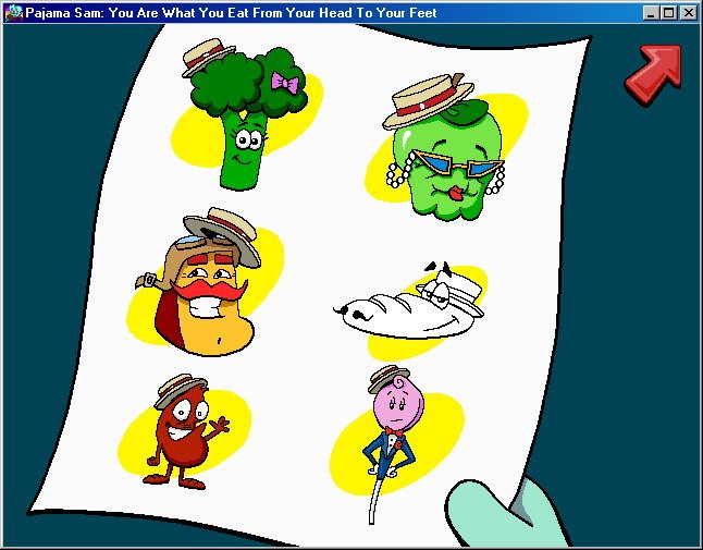 Pajama Sam 3: You Are What You Eat from Your Head to Your Feet — скриншот 3