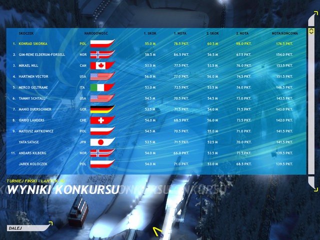 Ski Jumping Winter 2006 — скриншот 6