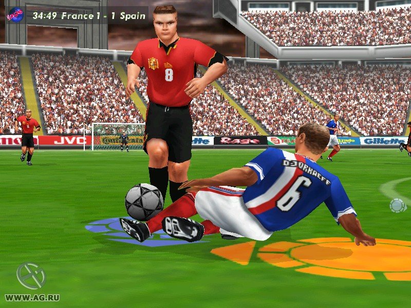 Microsoft International Football 2000 — скриншот 1
