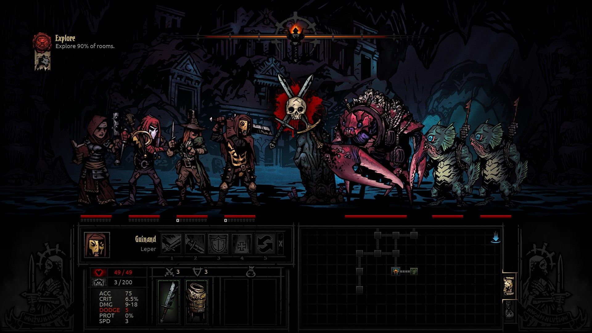 Darkest Dungeon — скриншот 3