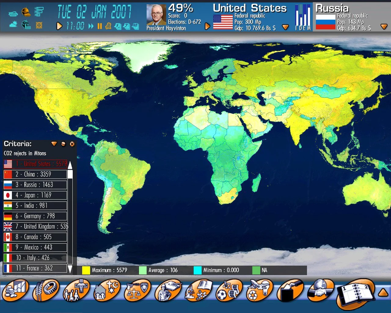 Geo-Political Simulator - кадр 2