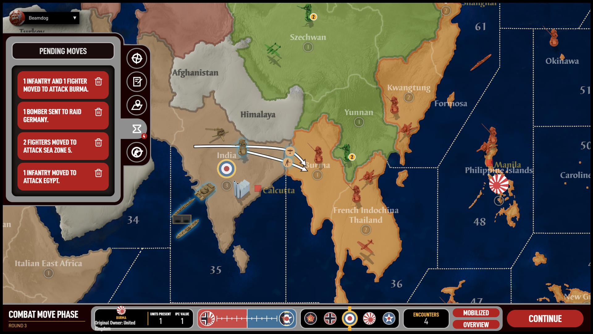 Axis & Allies Online — скриншот 3