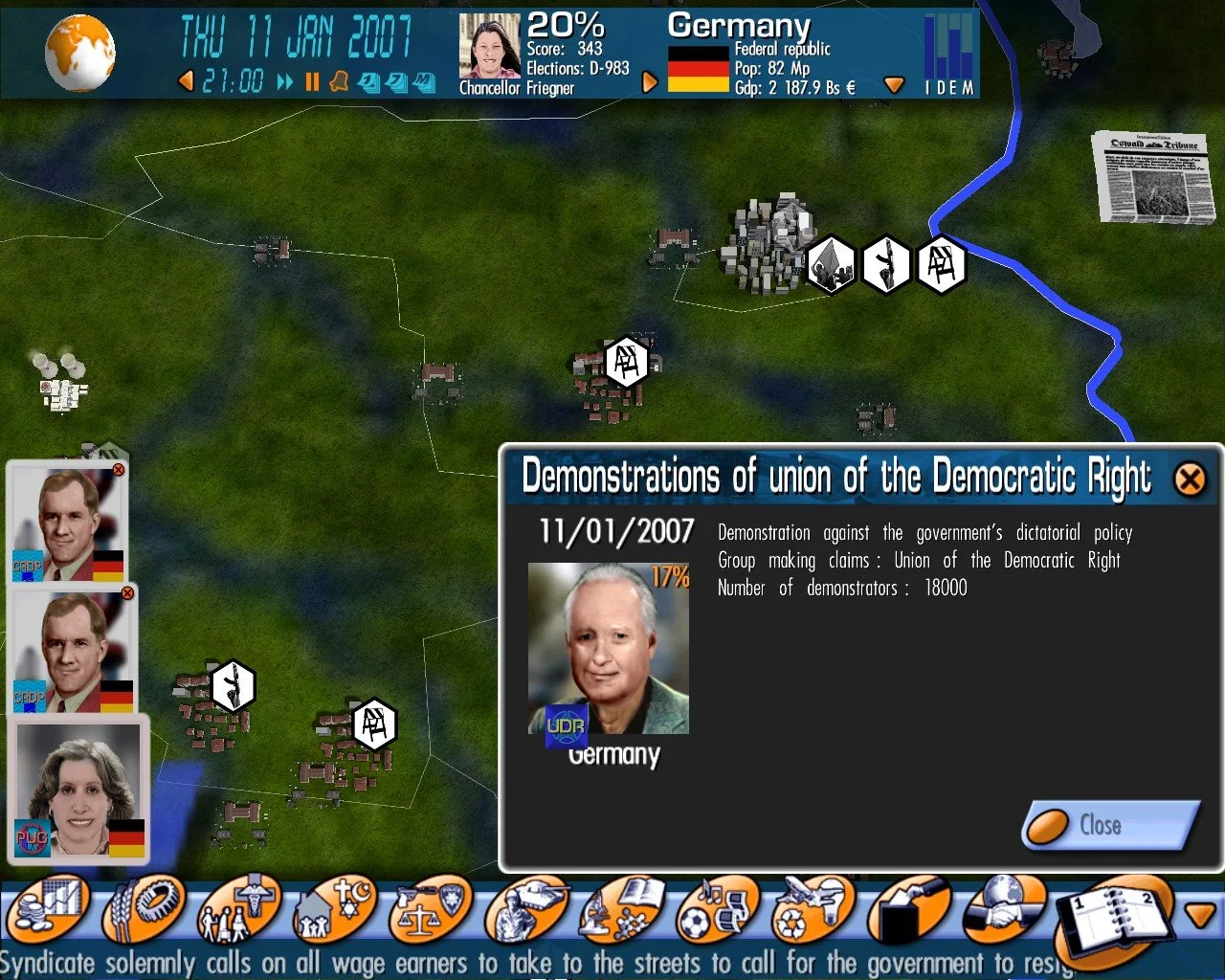 Geo-Political Simulator - кадр 11