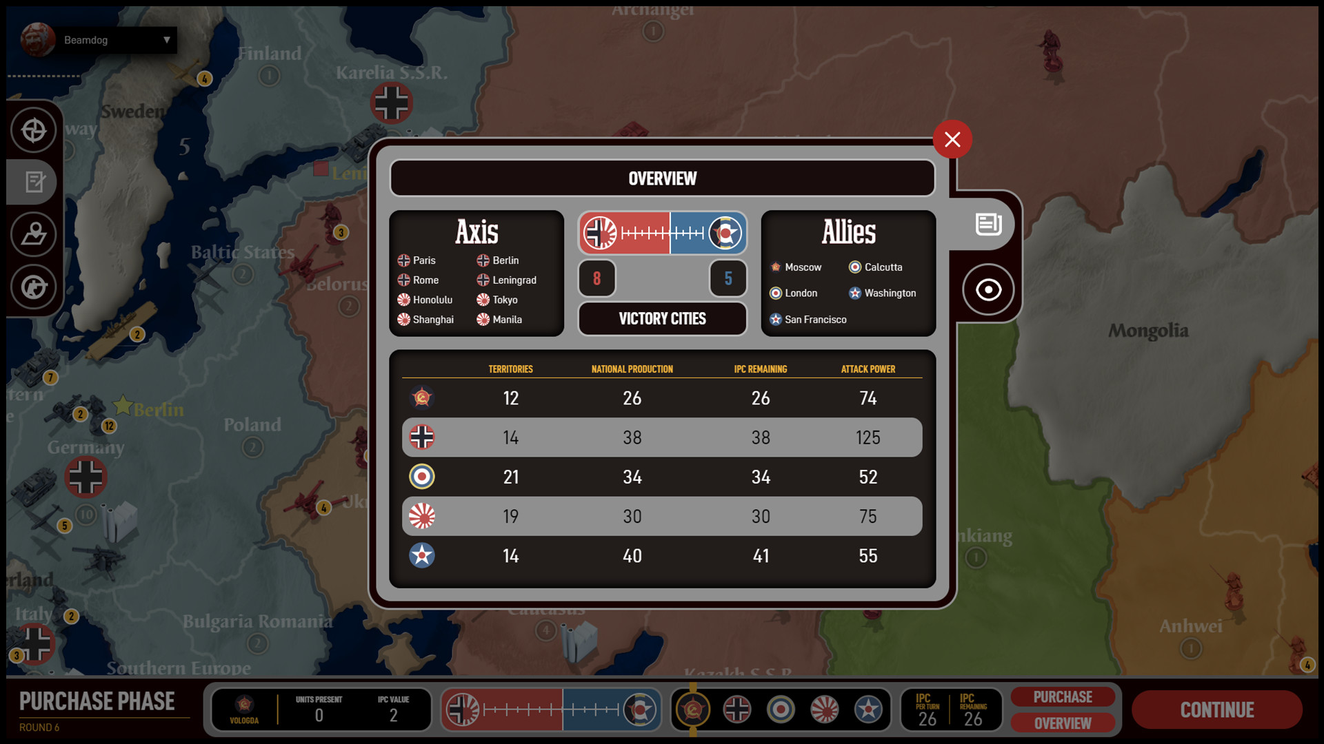 Axis & Allies Online — скриншот 6